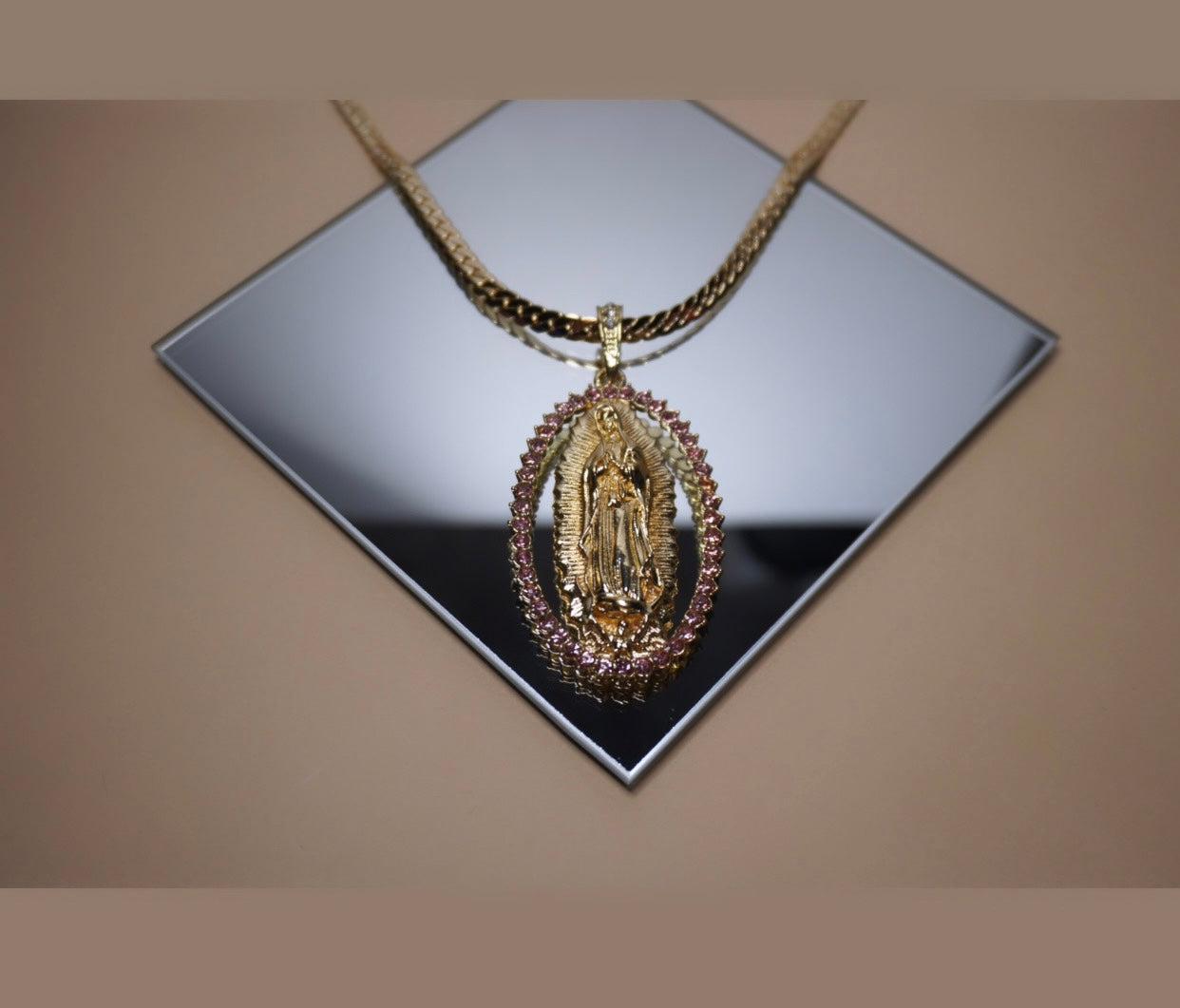Pink Virgin Mary