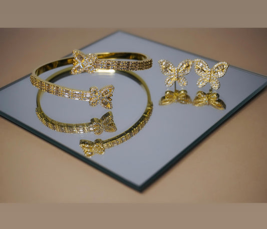 Gold Butterfly Set