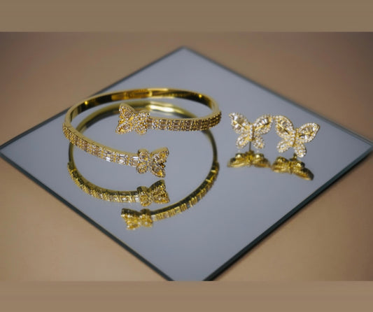 Gold Butterfly Set